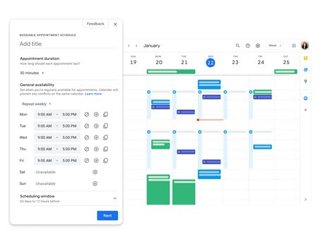 agenda de citas gratis|Programar citas online con Google Calendar